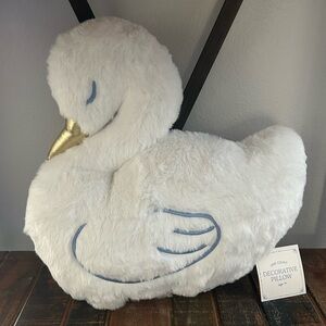 Target Bullseye Playground White SWAM Pillow With Gold Beak 2025 NEW
